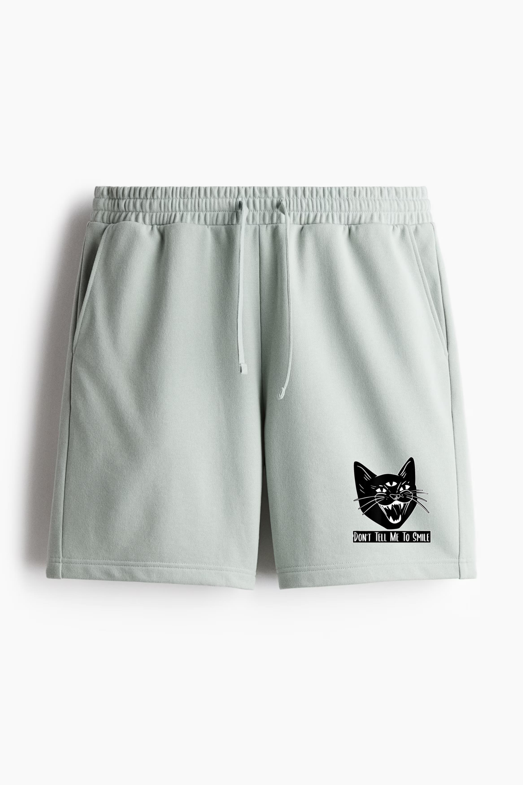 Cat Hissing Dont Tell Me To Smile Relaxed-Fit Shorts