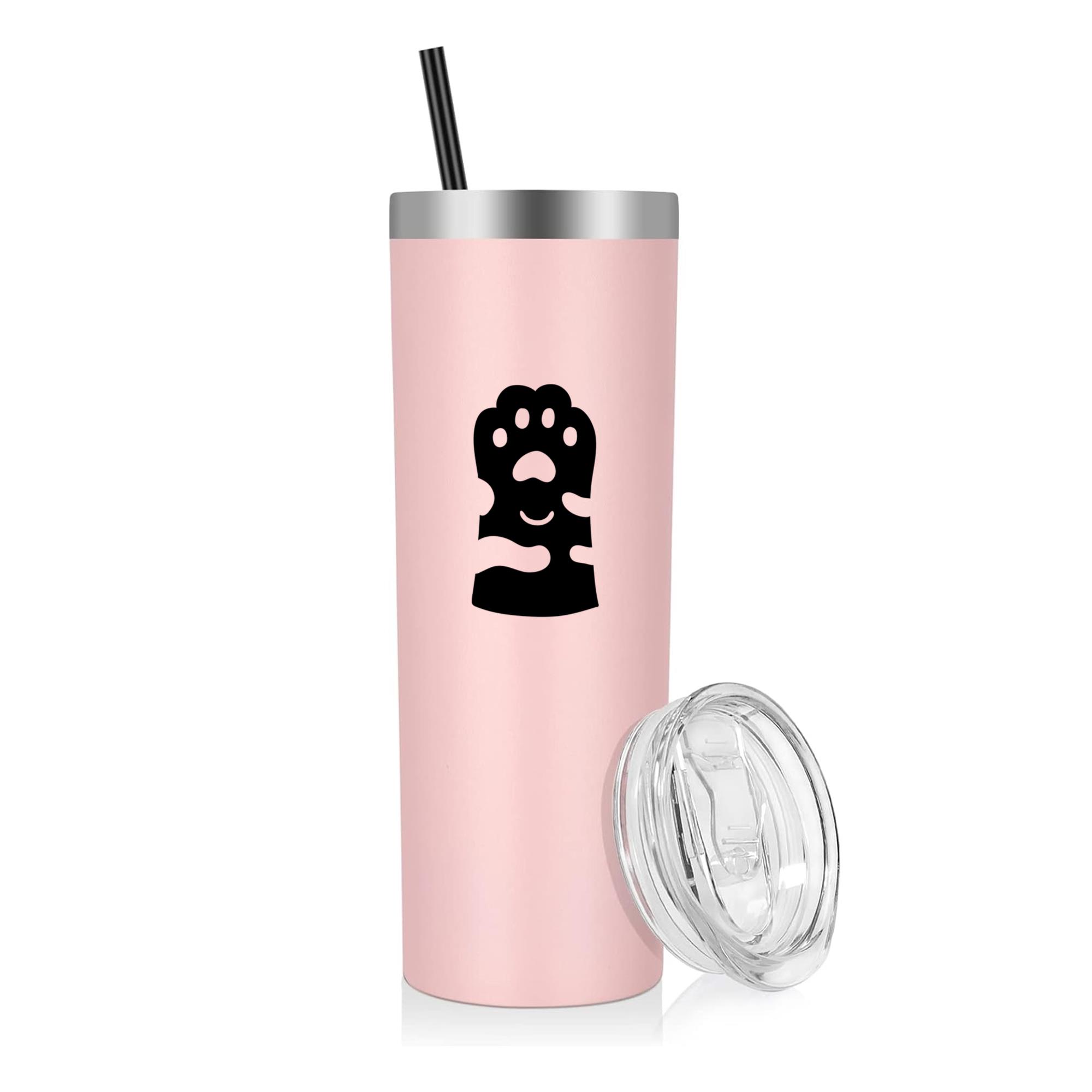 Cat Paw Cut Out 20oz Stainless Steel Tumbler