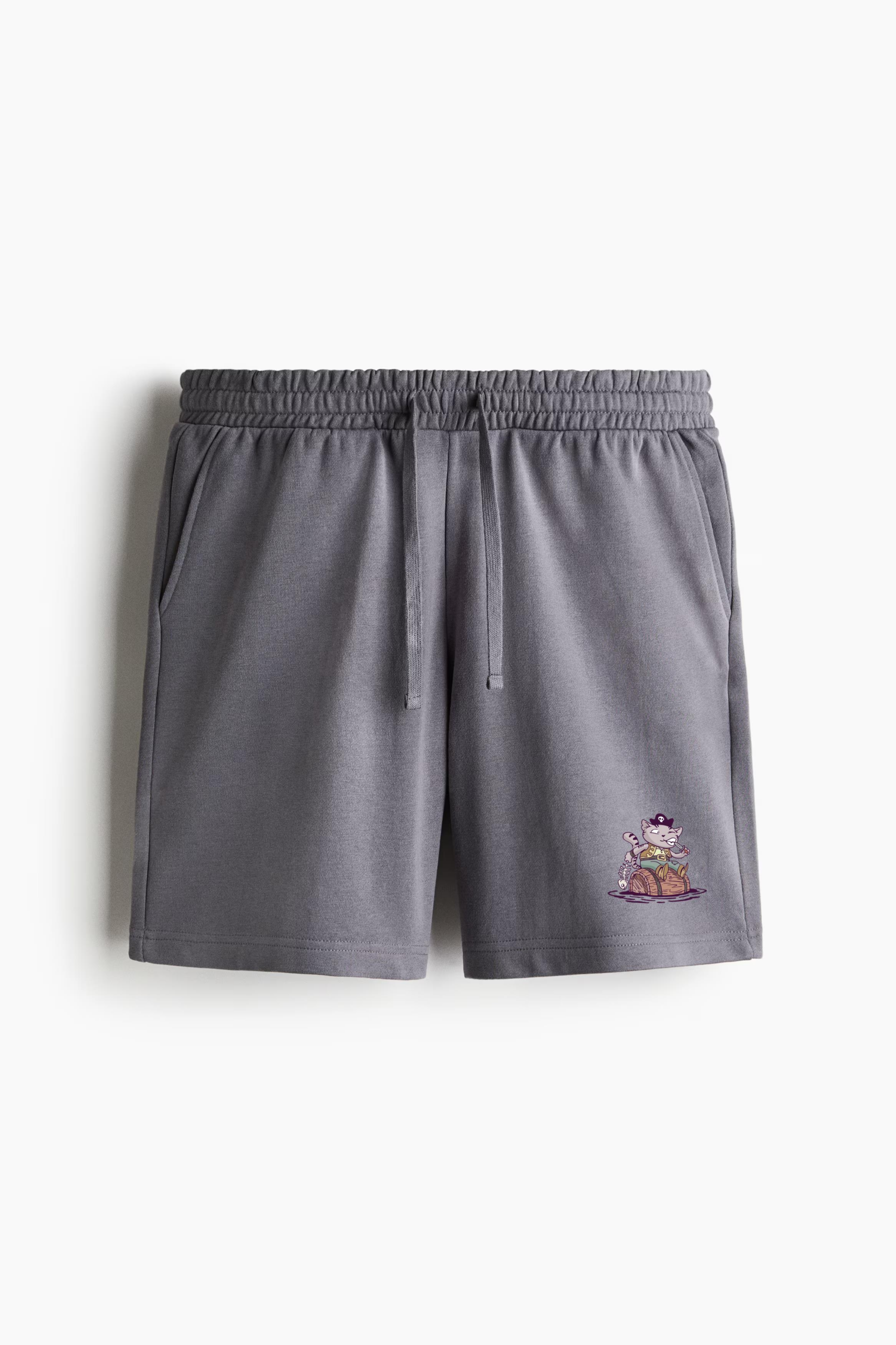 Cat Pirate Animal Character Relaxed-Fit Shorts - Image 4