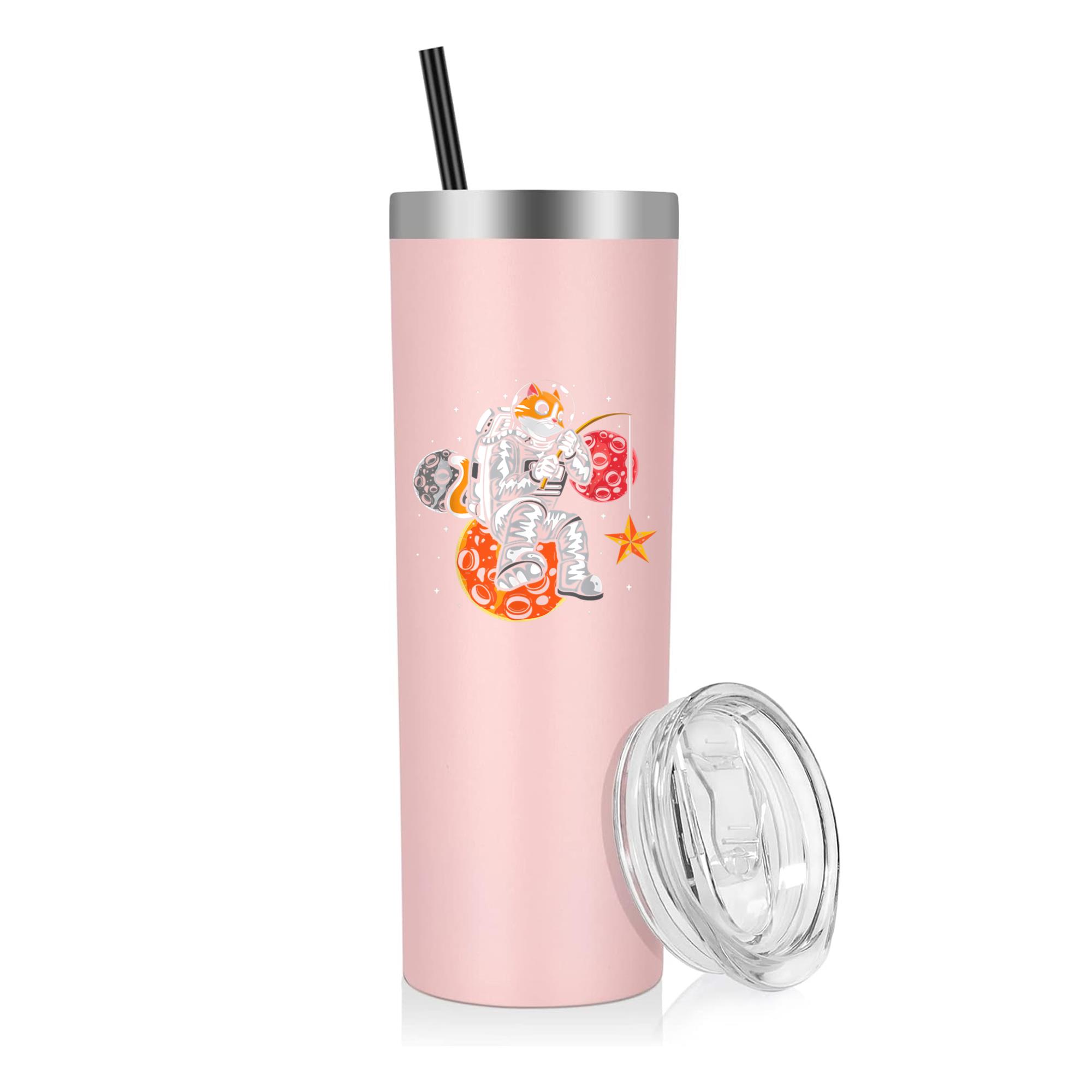 Catronaut Fishing Stars Space 20oz Stainless Steel Tumbler