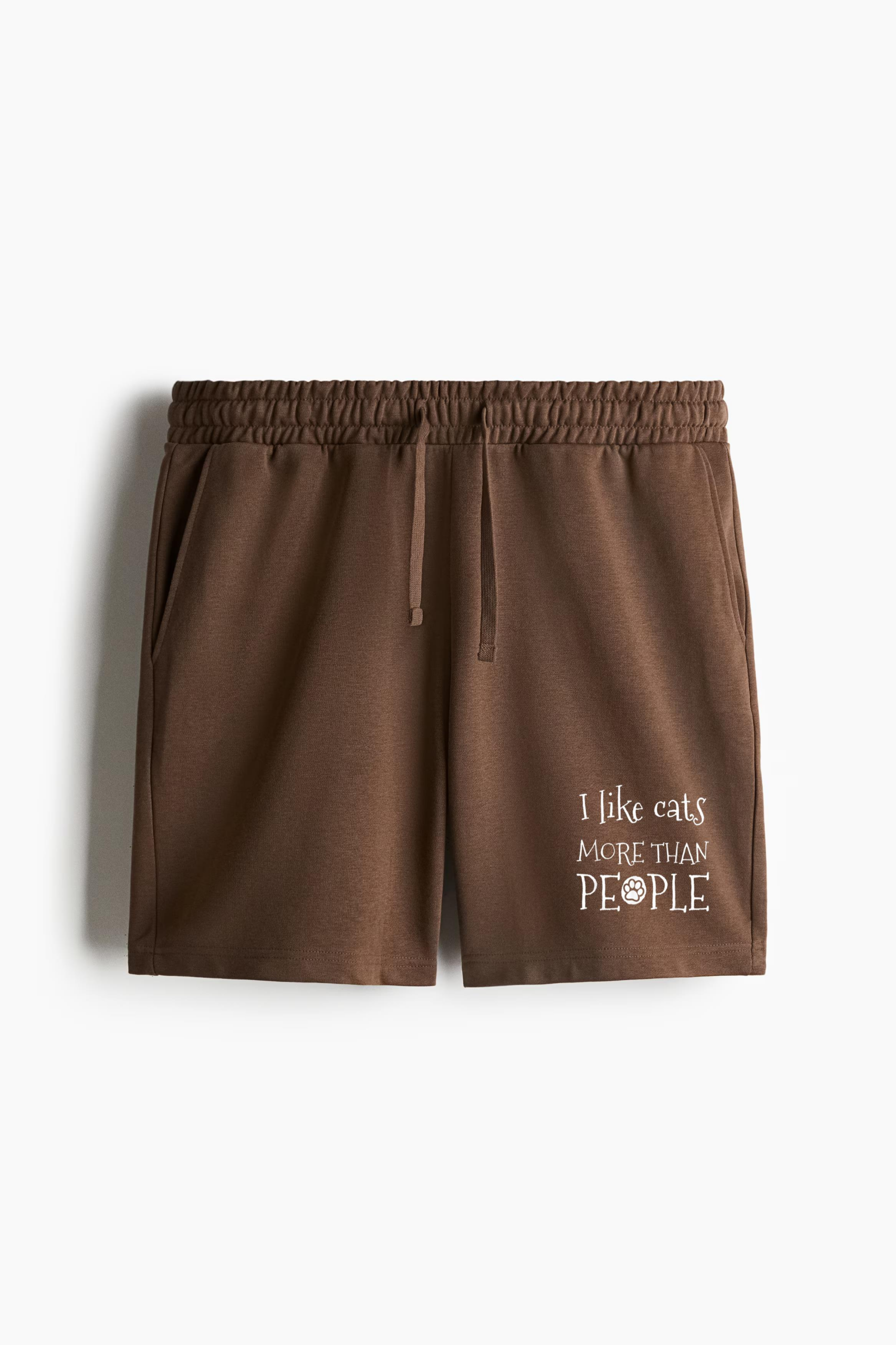 I Like Cats More Than People Relaxed-Fit Shorts - Image 2