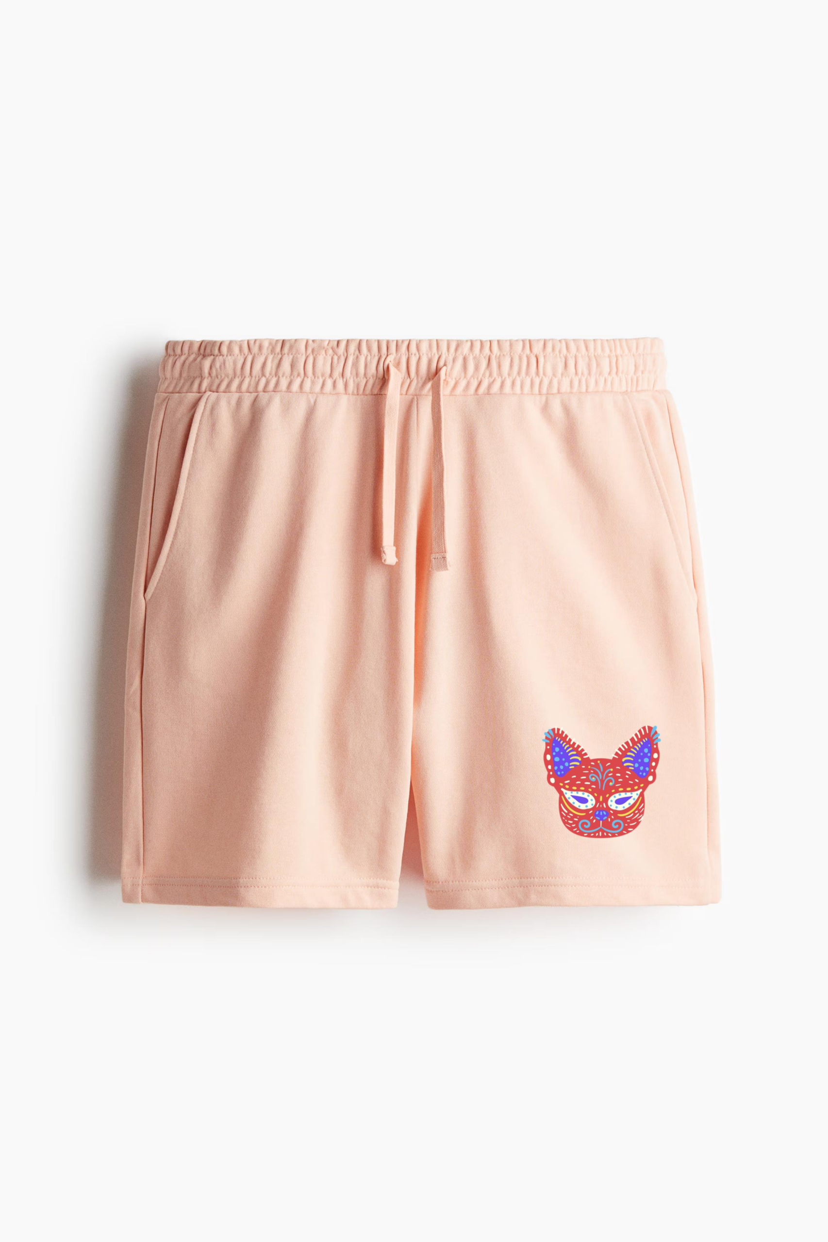 Mexican Cat Sculpture Relaxed-Fit Shorts - Image 3