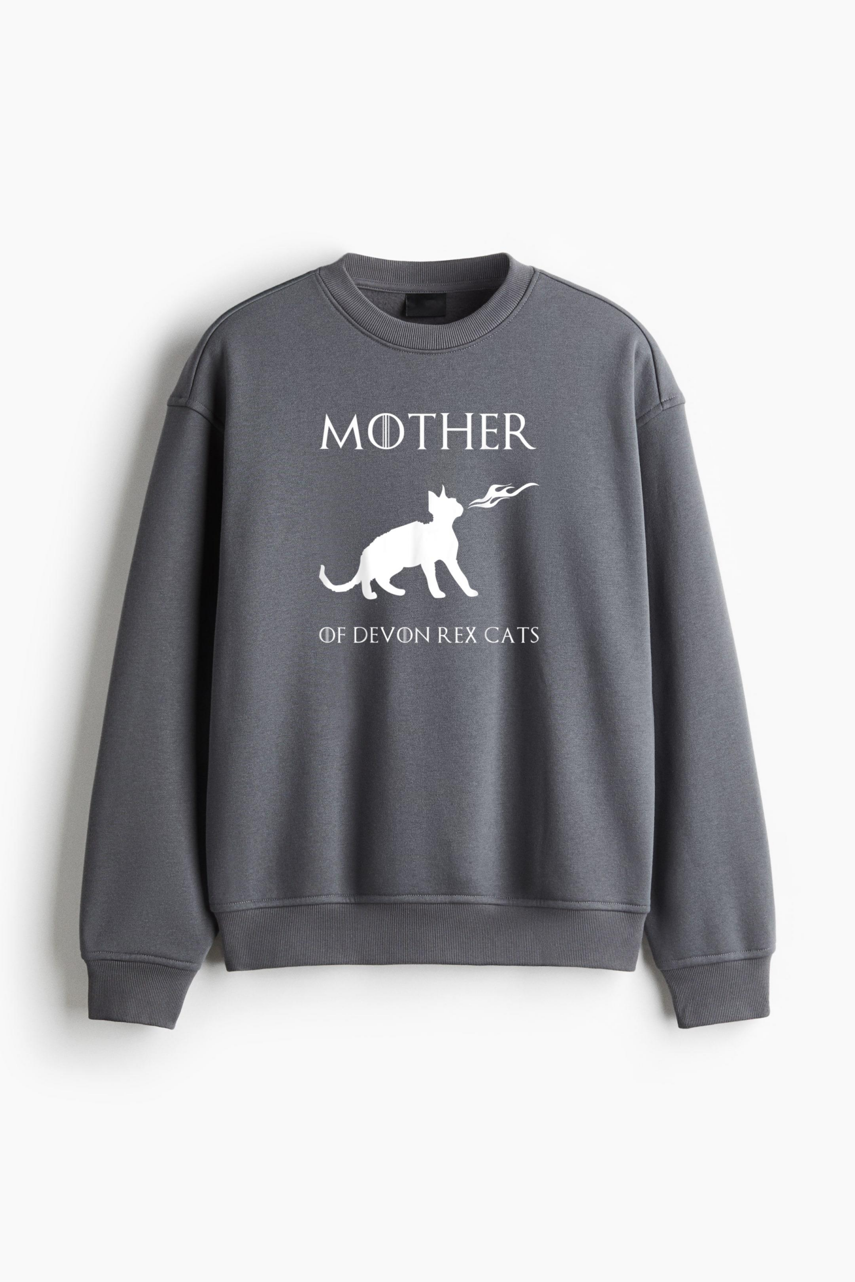 Mother Of Devon Rex Cats Unrivaled Regular Fit Printed Sweatshirt - Image 2