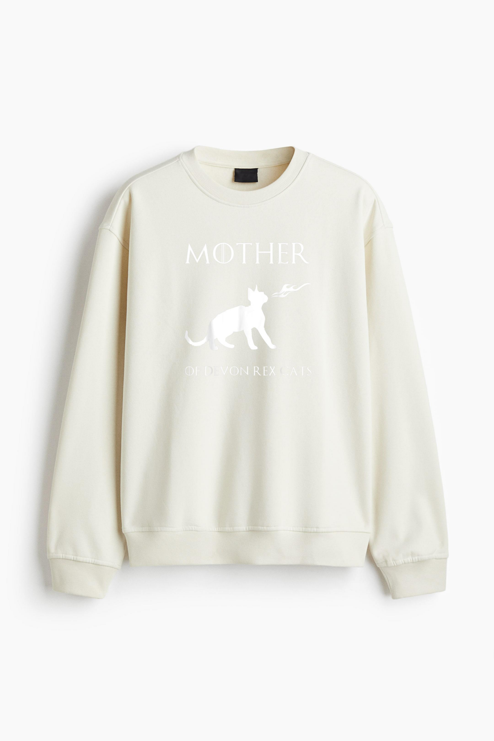 Mother Of Devon Rex Cats Unrivaled Regular Fit Printed Sweatshirt - Image 4
