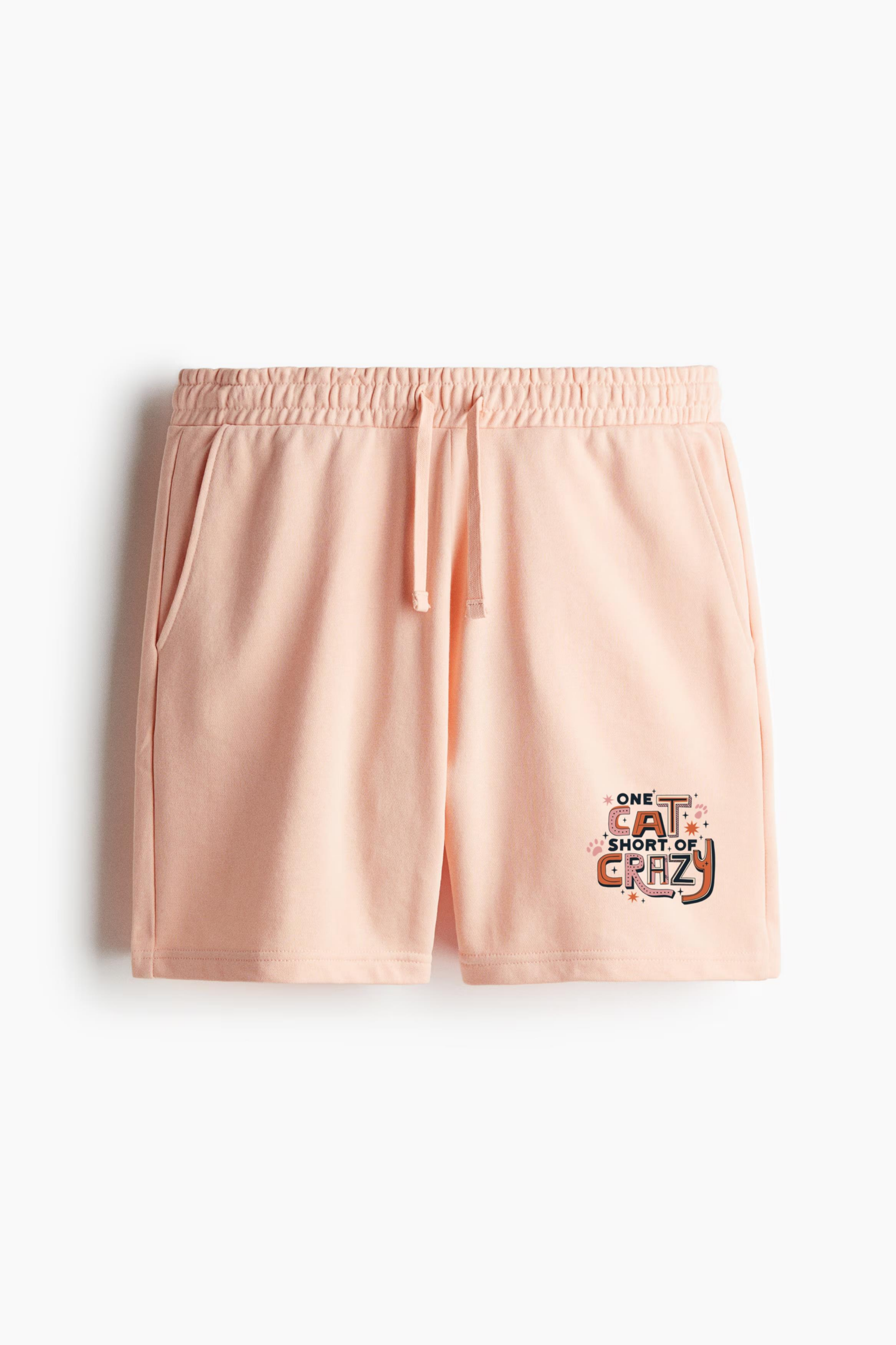 One Cat Short Of Crazy Relaxed-Fit Shorts - Image 3