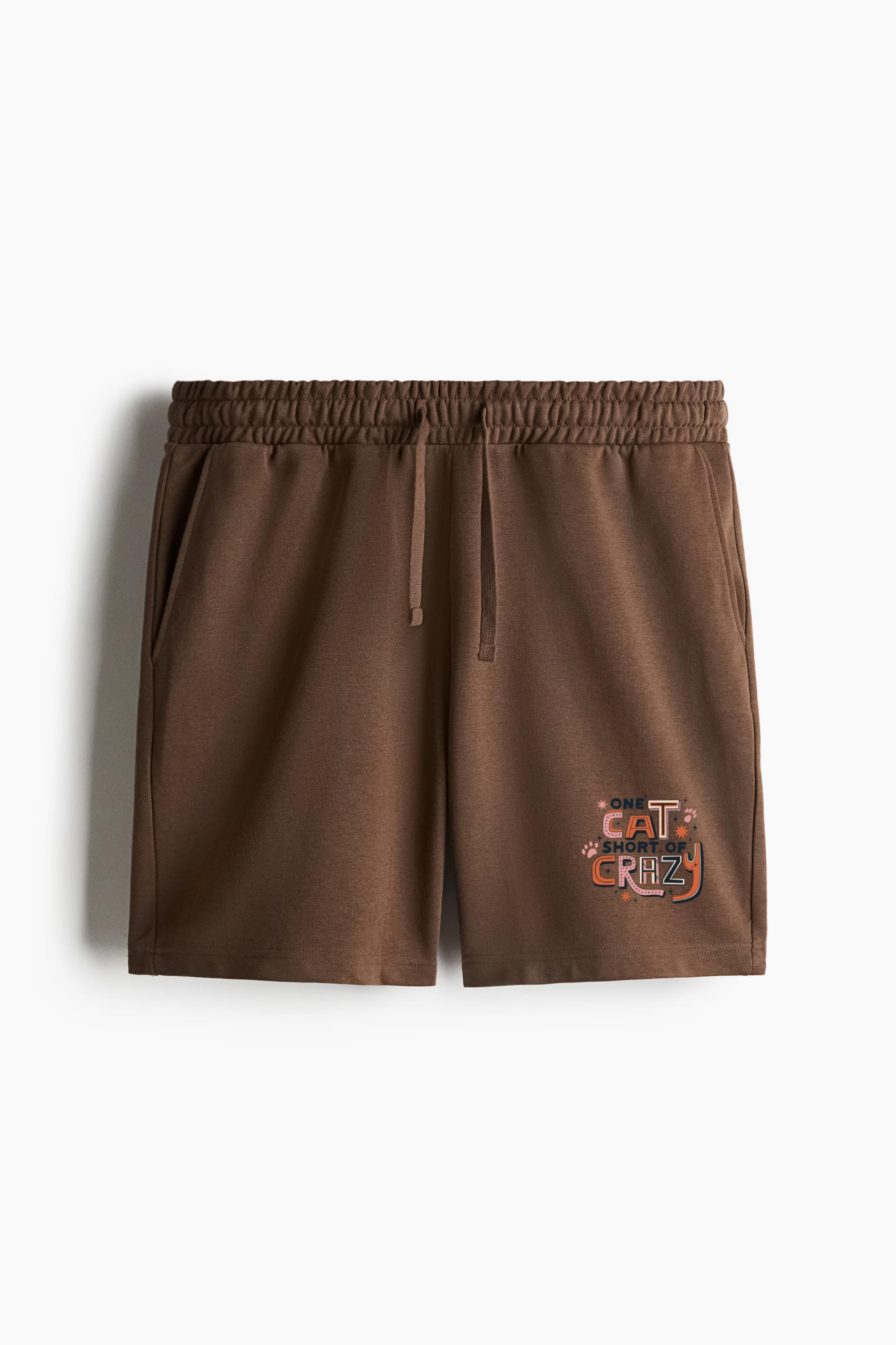 One Cat Short Of Crazy Relaxed-Fit Shorts - Image 2