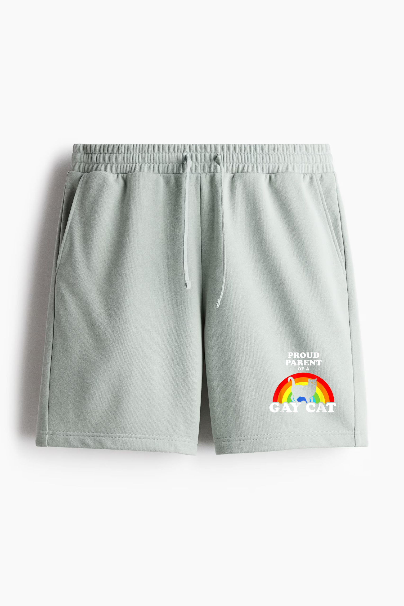 Proud Parent Of A Gay Cat LGBT Cats Pride Relaxed-Fit Shorts