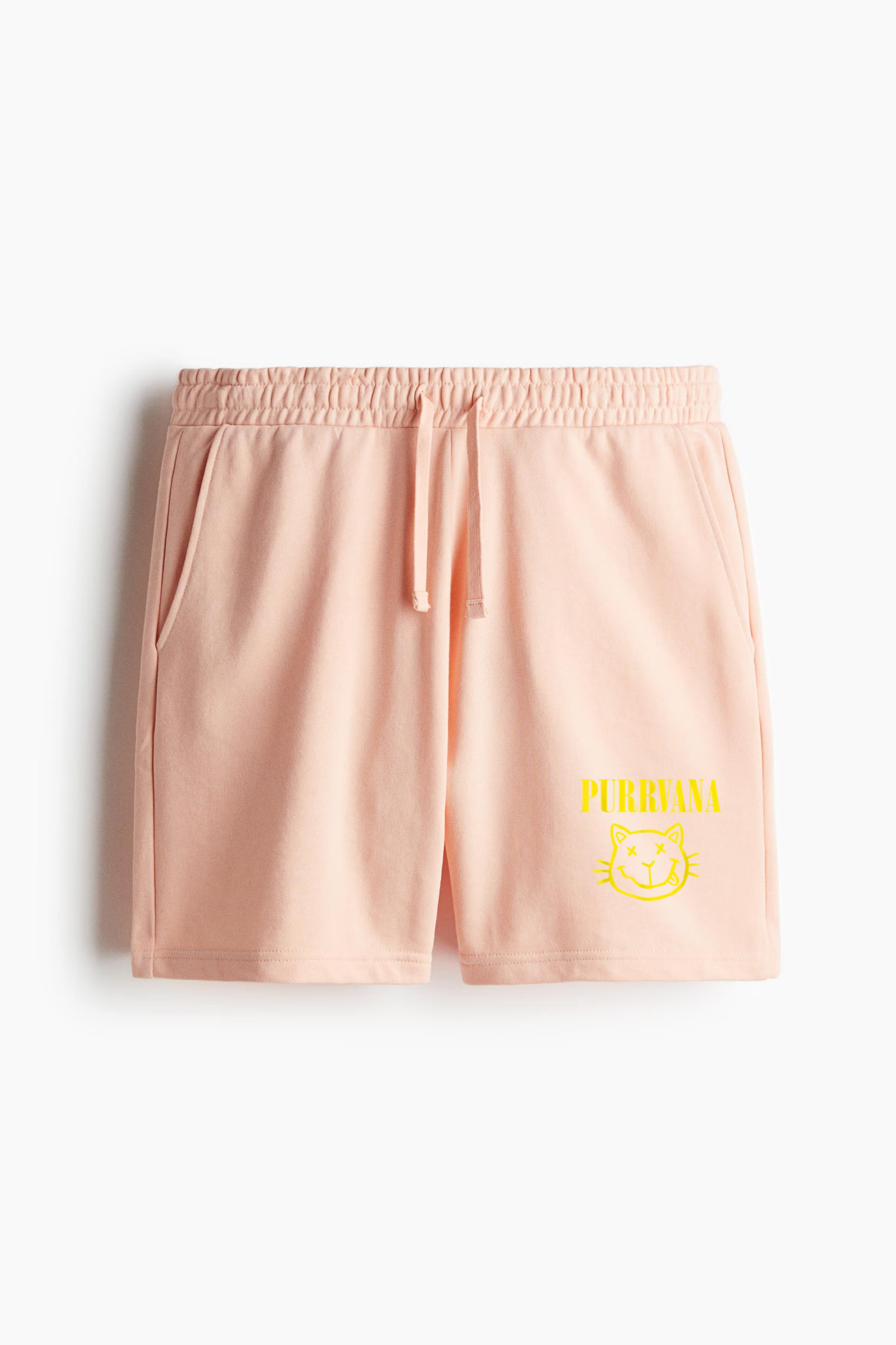 PurrVana Rock Music Band Cat Lovers Relaxed-Fit Shorts - Image 3