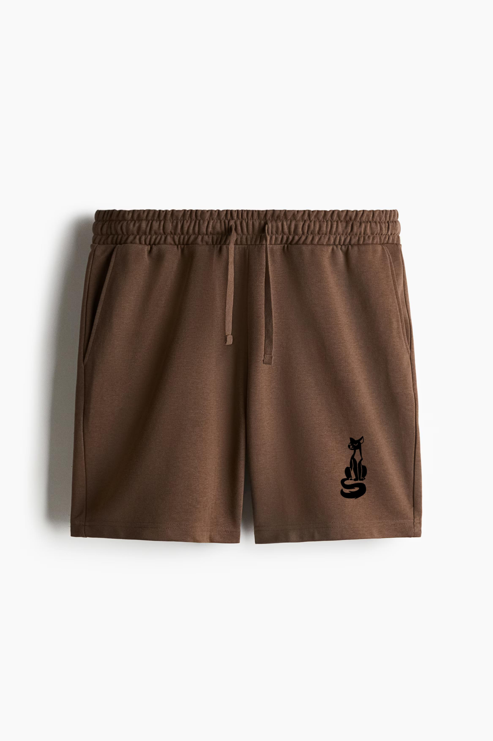 Simple Stylish Cat Relaxed-Fit Shorts - Image 2