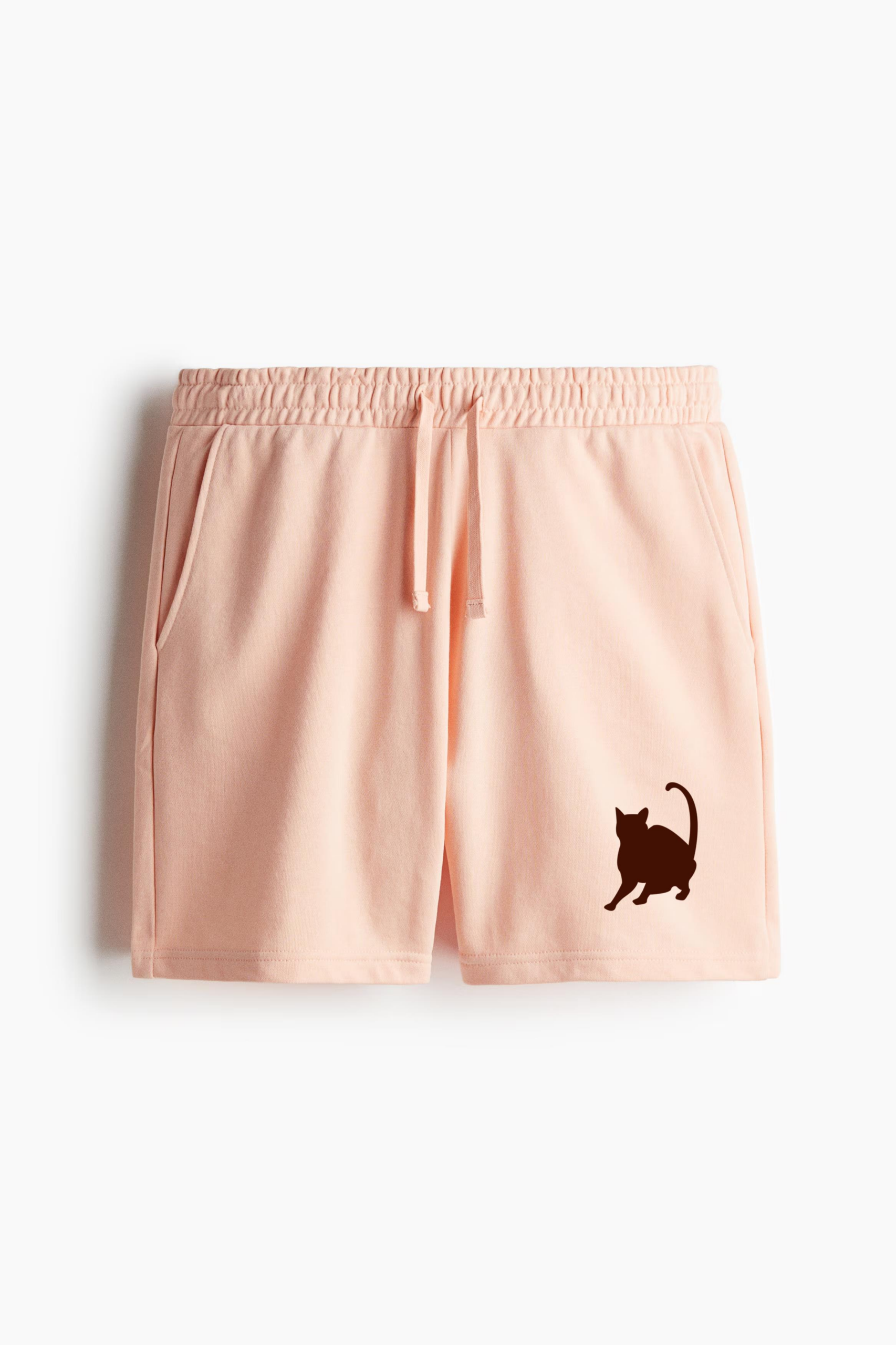 Standing Cat Silhouette Relaxed-Fit Shorts - Image 3