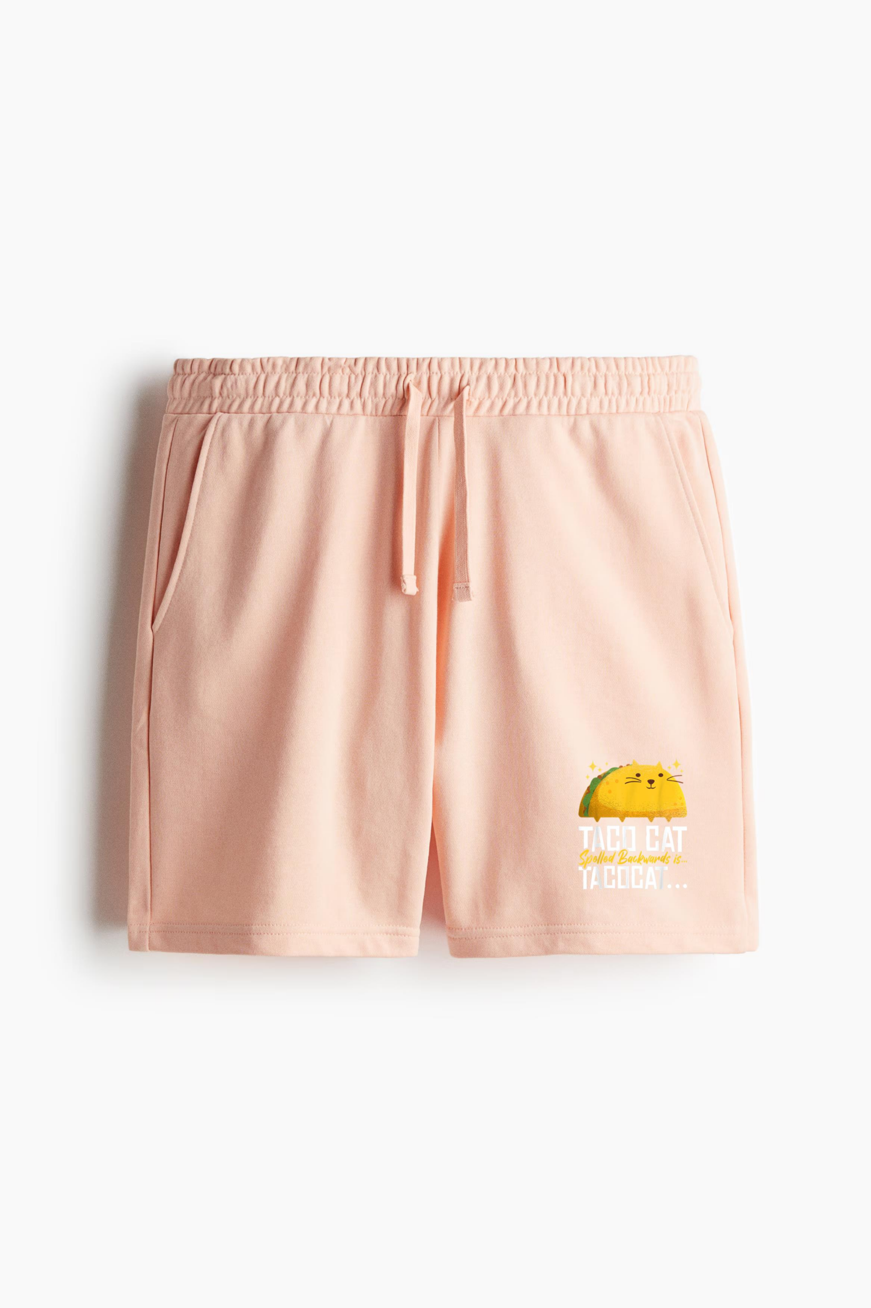 Taco Cat Spelled Backwards Taco Cat Relaxed-Fit Shorts - Image 3