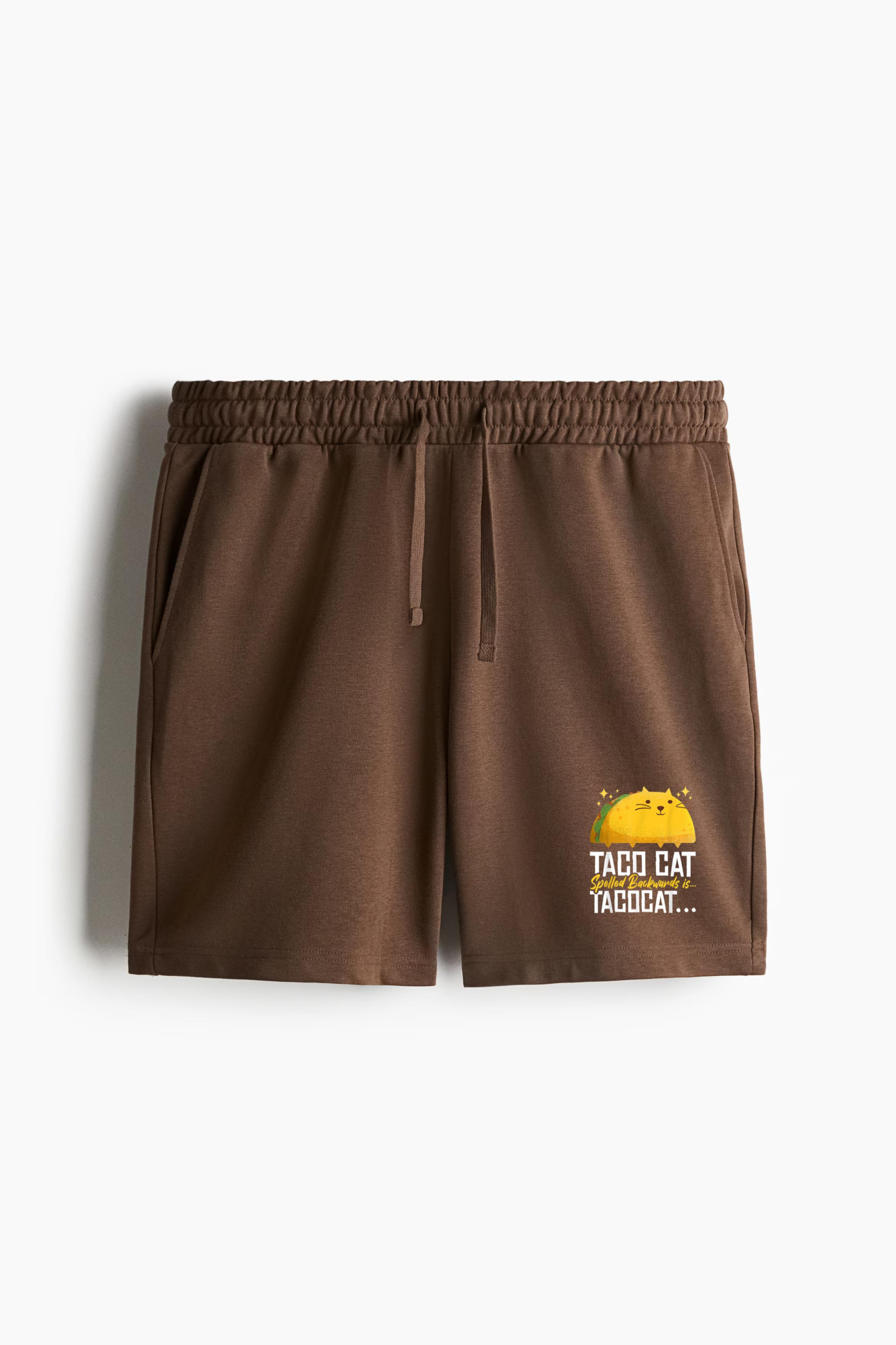 Taco Cat Spelled Backwards Taco Cat Relaxed-Fit Shorts - Image 2