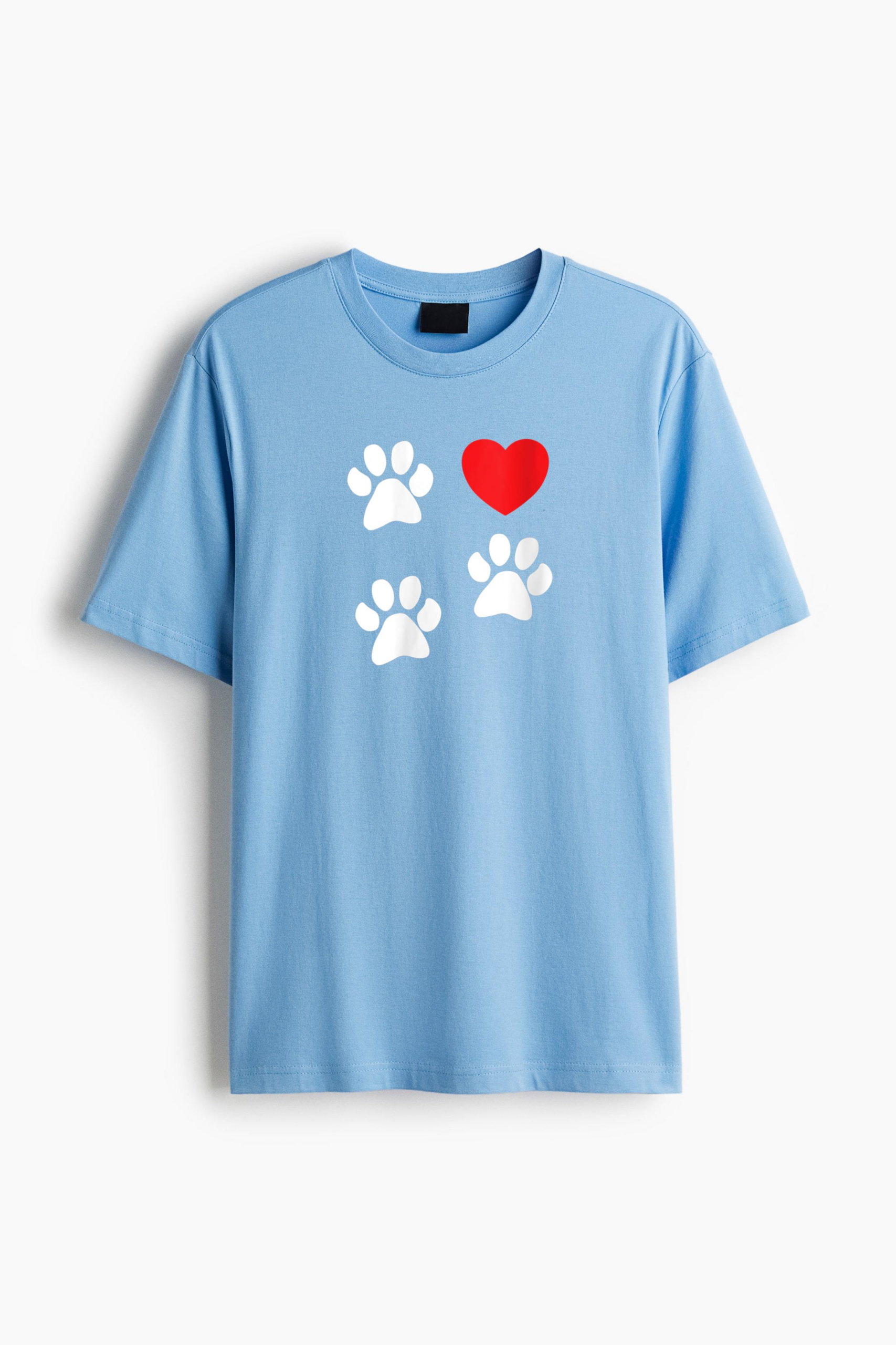 Tripod Print 3Legged Dog Classic Regular Fit T-Shirt