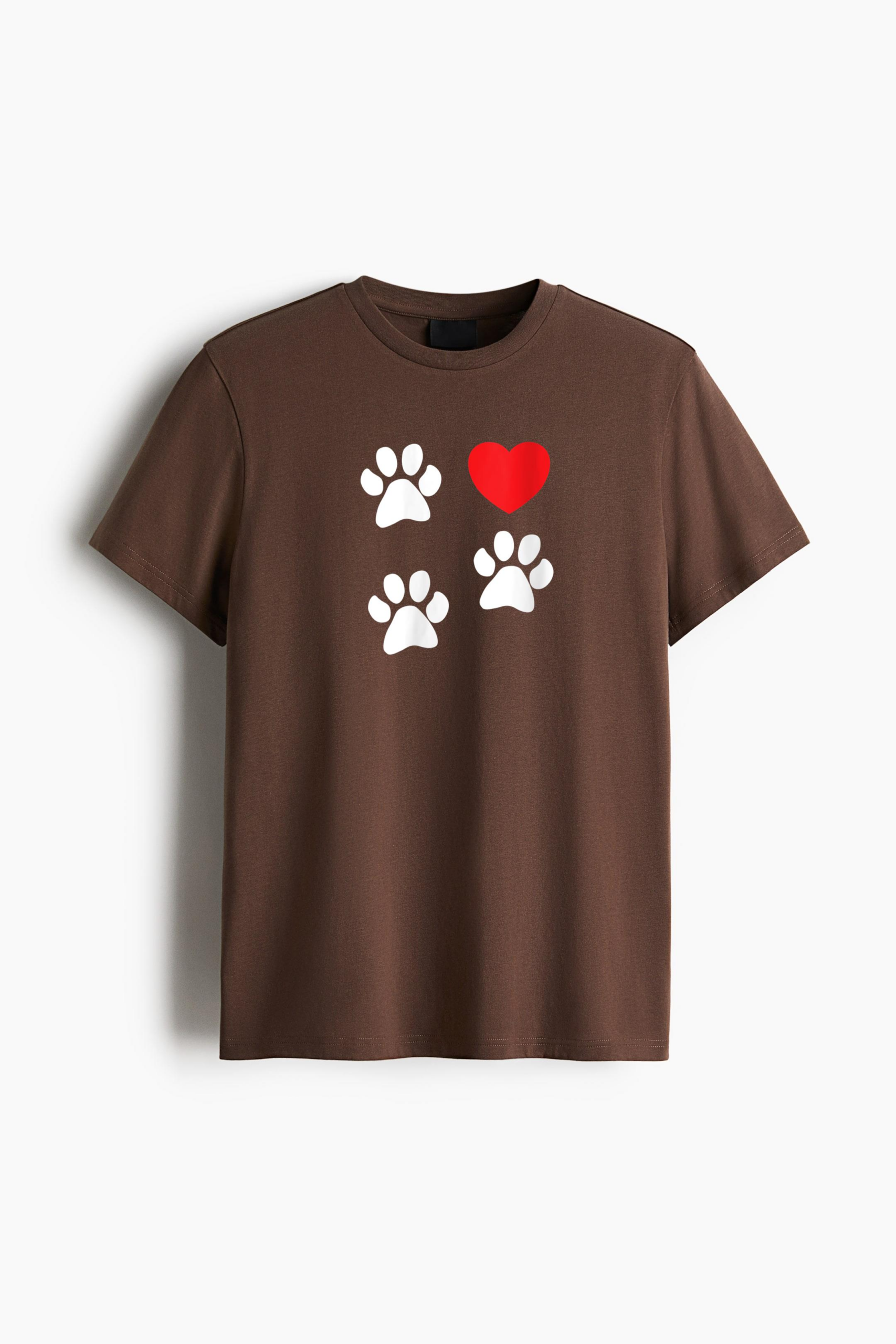 Tripod Print 3Legged Dog Classic Regular Fit T-Shirt - Image 4