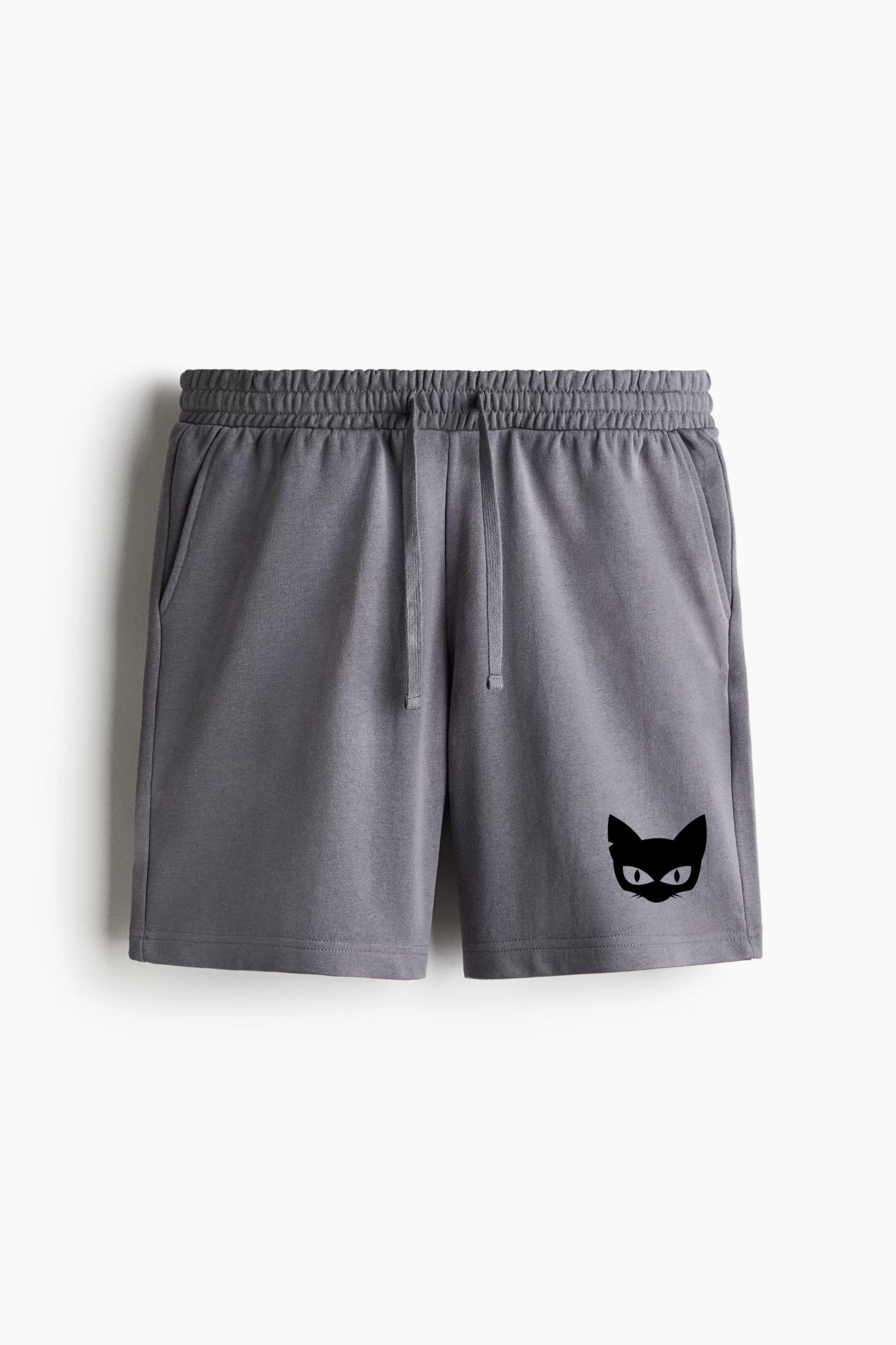 Witch Cat Face Relaxed-Fit Shorts - Image 4
